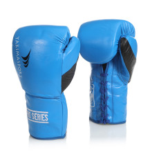 Рукавички боксерські Yakimasport WOLF L розмір 10 унцій, блакитні