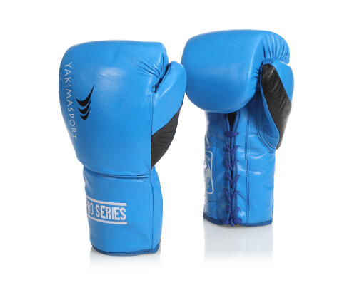 Рукавички боксерські Yakimasport WOLF L розмір 10 унцій, блакитні