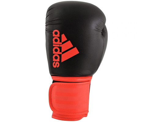 Ркавичики боксерські ADIDAS Hybrid 100 розмір 8 унцій, чорно-червоні