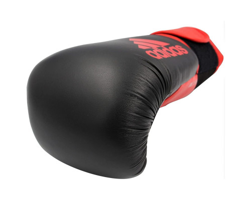 Ркавичики боксерські ADIDAS Hybrid 100 розмір 8 унцій, чорно-червоні