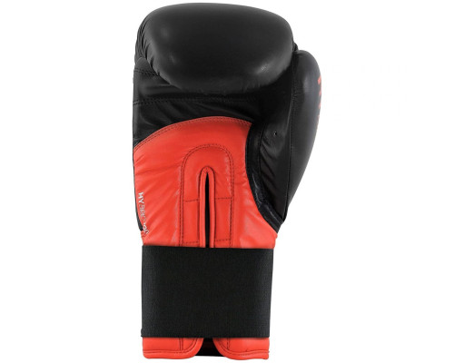 Ркавичики боксерські ADIDAS Hybrid 100 розмір 8 унцій, чорно-червоні