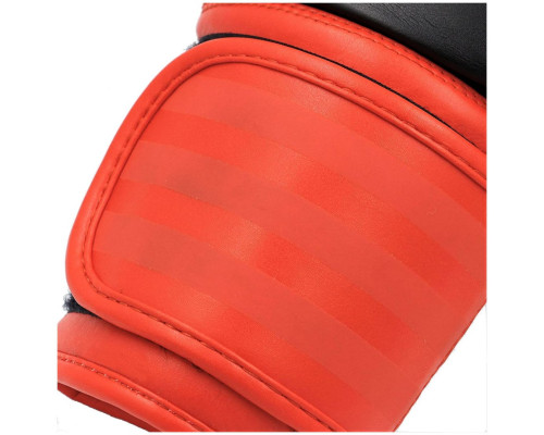 Ркавичики боксерські ADIDAS Hybrid 100 розмір 8 унцій, чорно-червоні