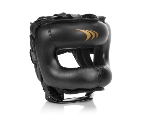 Шолом боксерський із захистом носа Yakimasport PRO BLACK,  розмір М Шолом боксерський із захистом носа Yakimasport PRO BLACK,  розмір М