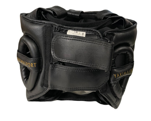 Шолом боксерський із захистом носа Yakimasport PRO BLACK,  розмір М Шолом боксерський із захистом носа Yakimasport PRO BLACK,  розмір М