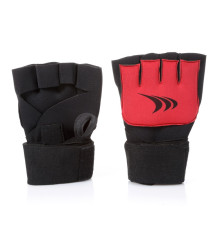 Рукавички для ММА Yakimasport, чорно-червоні