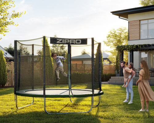 Садовий батут Zipro Jump Pro із зовнішньою сіткою 6 футів 183 см