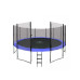 Батут SkyRamiz з зовнішньою сіткою 16 футів 487 см чорно-синій