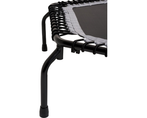 Батут для фітнесу Zipro Fitness з поручнем 4,5 фути 130 см чорний Батут для фітнесу Zipro Fitness з поручнем 4,5 фути 130 см чорний