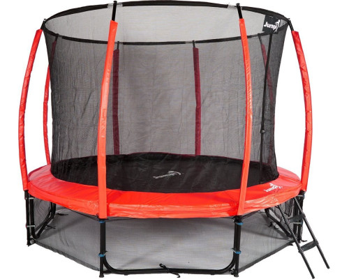 Батут Jumpi Maxy Comfort Plus з внутрішньою сіткою 12,5 футів 374 см червоний Батут Jumpi Maxy Comfort Plus з внутрішньою сіткою 12,5 футів 374 см червоний