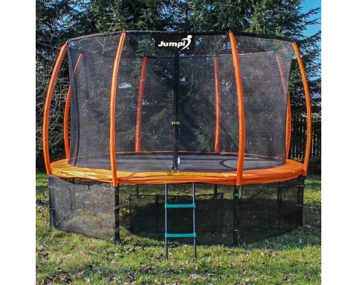 Батут Jumpi Maxy Comfort Plus з внутрішньою сіткою 12,5 футів 374 см помаранчевий Батут Jumpi Maxy Comfort Plus з внутрішньою сіткою 12,5 футів 374 см помаранчевий