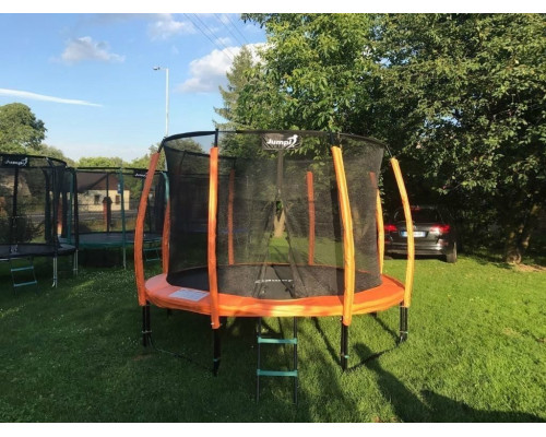 Батут Jumpi Maxy Comfort Plus з внутрішньою сіткою 12,5 футів 374 см помаранчевий Батут Jumpi Maxy Comfort Plus з внутрішньою сіткою 12,5 футів 374 см помаранчевий