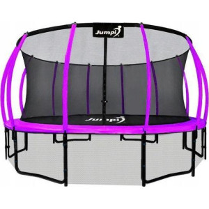 Батут Jumpi Maxy Comfort Plus з внутрішньою сіткою 14,5 футів 435 см фіолетовий