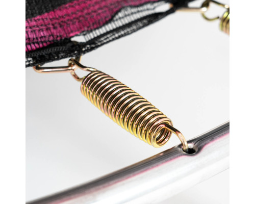 Батут THUNDER INSIDE ULTRA з внутрішньою сіткою 8 футів 244 см чорно-рожевий