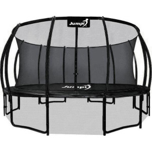 Батут Jumpi Maxy Comfort Plus з внутрішньою сіткою 14,5 футів 435 см чорний