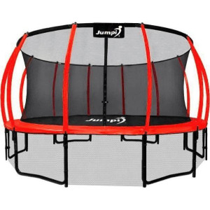 Батут Jumpi Maxy Comfort Plus з внутрішньою сіткою 14,5 футів 435 см червоний