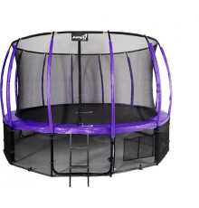 Батут Jumpi Maxy Comfort Plus з внутрішньою сіткою 16 футів 487 см фіолетовий