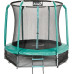 Батут Jumpi Maxy Comfort з внутрішньою сіткою 244 см зелений