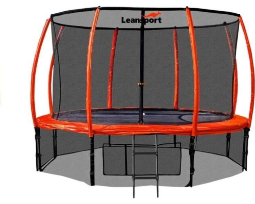 Батут Lean Sport 10655 з внутрішньою сіткою 8 футів 244 см чорно-помаранчевий Батут Lean Sport 10655 з внутрішньою сіткою 8 футів 244 см чорно-помаранчевий