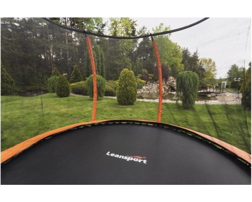Батут Lean Sport 10655 з внутрішньою сіткою 8 футів 244 см чорно-помаранчевий Батут Lean Sport 10655 з внутрішньою сіткою 8 футів 244 см чорно-помаранчевий