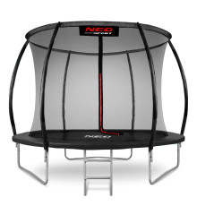 Батут Neo-Sport  з внутрішньою сіткою 10 футів 312 см чорний