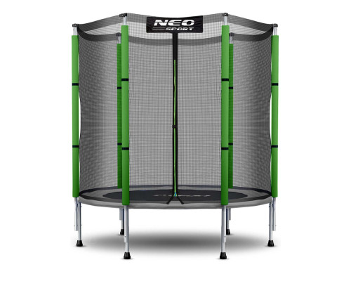 Батут Neo-Sport NS-04Z240F з зовнішньою сіткою 4,5 фути 140 см зелений Батут Neo-Sport NS-04Z240F з зовнішньою сіткою 4,5 фути 140 см зелений