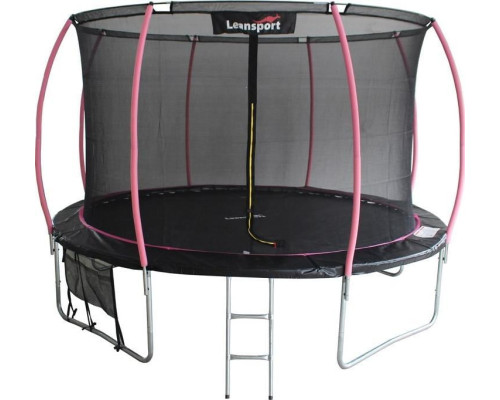 Батут Lean Sport MAX 8340 з внутрішньою сіткою 10 футів 305 см чорно-рожевий Батут Lean Sport MAX 8340 з внутрішньою сіткою 10 футів 305 см чорно-рожевий