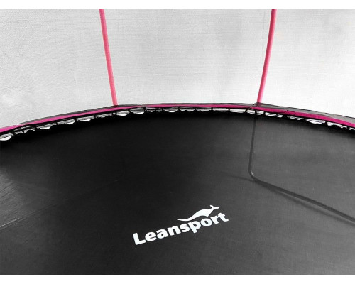 Батут Lean Sport MAX 8340 з внутрішньою сіткою 10 футів 305 см чорно-рожевий Батут Lean Sport MAX 8340 з внутрішньою сіткою 10 футів 305 см чорно-рожевий