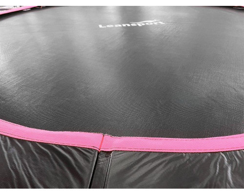 Батут Lean Sport MAX 8340 з внутрішньою сіткою 10 футів 305 см чорно-рожевий Батут Lean Sport MAX 8340 з внутрішньою сіткою 10 футів 305 см чорно-рожевий
