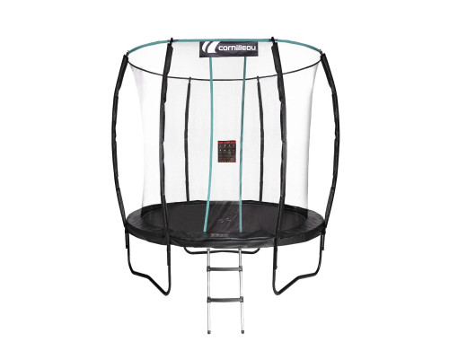 Батут Cornilleau Spring з внутрішньою сіткою 244 см чорний Батут Cornilleau Spring з внутрішньою сіткою 244 см чорний