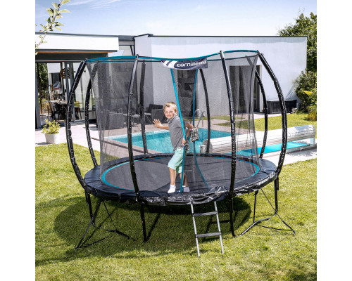 Батут Cornilleau Spring з внутрішньою сіткою 244 см чорний Батут Cornilleau Spring з внутрішньою сіткою 244 см чорний