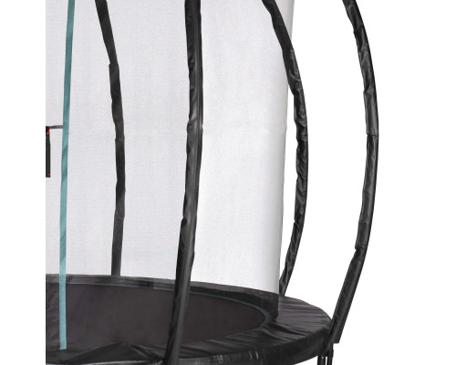 Батут Cornilleau Spring з внутрішньою сіткою 244 см чорний Батут Cornilleau Spring з внутрішньою сіткою 244 см чорний