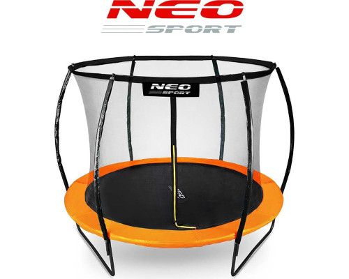 Батут Neo-Sport з внутрішньою сіткою 10 футів 312 см чорно-помаранчевий Батут Neo-Sport з внутрішньою сіткою 10 футів 312 см чорно-помаранчевий