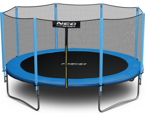 Батут Neo-Sport з зовнішньою сіткою 14,5 футів 435 см блакитний