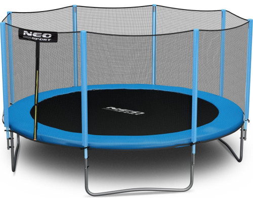 Батут Neo-Sport з зовнішньою сіткою 14,5 футів 435 см блакитний