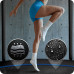 Батут Neo-Sport NS-06Z221 з зовнішньою сіткою 6 футів 183 см чорно-синій