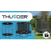 Батут THUNDER INSIDE ELITE з внутрішньою сіткою 6 футів 183 см чорний