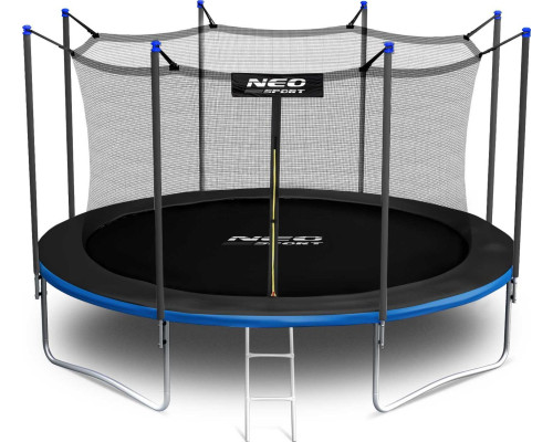 Батут Neo-Sport з внутрішньою сіткою 15 футів 465 см чорно-синій Батут Neo-Sport з внутрішньою сіткою 15 футів 465 см чорно-синій