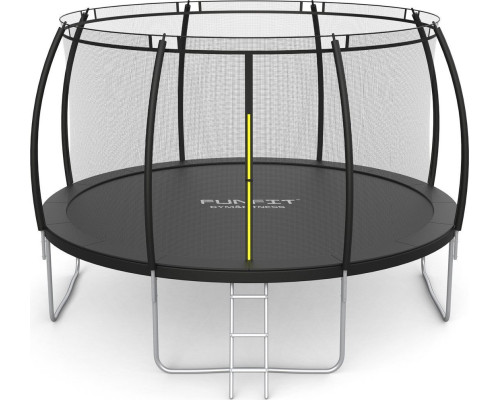 Батут Funfit 3121 з зовнішньою сіткою 12 футів 374 см чорний Батут Funfit 3121 з зовнішньою сіткою 12 футів 374 см чорний