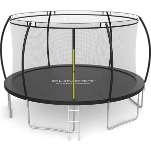 Батут Funfit 3125 з внутрішньою сіткою 16 футів 490 см чорний