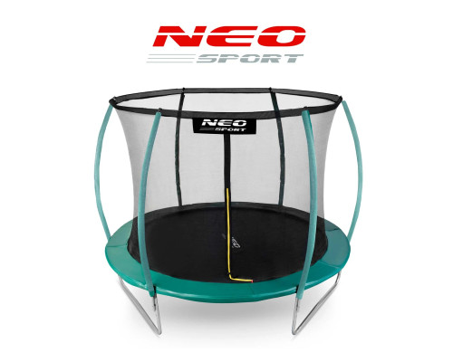 Батут Neo-Sport з внутрішньою сіткою 8,5 футів 252 см зелений Батут Neo-Sport з внутрішньою сіткою 8,5 футів 252 см зелений