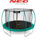Батут Neo-Sport з внутрішньою сіткою 14,5 футів 435 см зелений