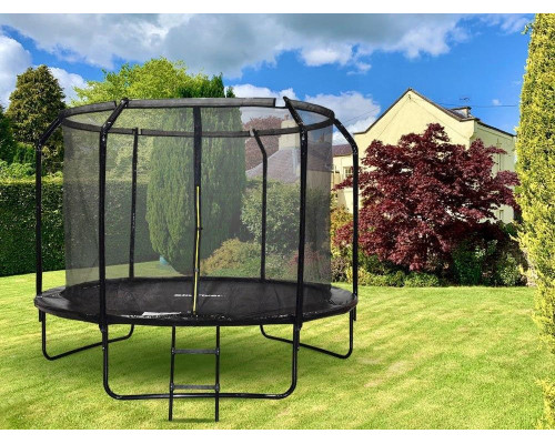 Батут SkyFlyer TR0034 з внутрішньою сіткою 10 футів 304 см чорний Батут SkyFlyer TR0034 з внутрішньою сіткою 10 футів 304 см чорний