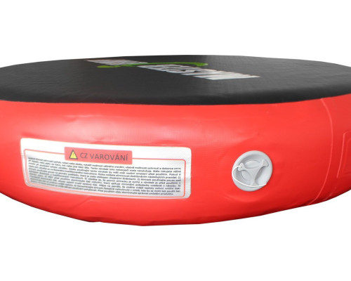 Батут надувний для гімнастики MASTER Airspot 100 x 20 см червоно-чорний