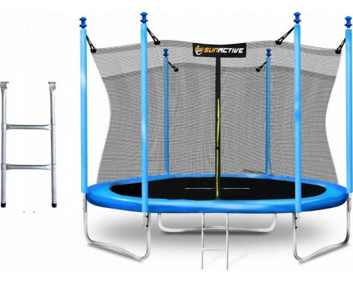 Батут SunActive TR 12FT-2 з внутрішньою сіткою 12 футів 374 см блакитний Батут SunActive TR 12FT-2 з внутрішньою сіткою 12 футів 374 см блакитний