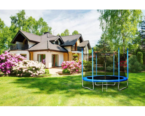 Батут SunActive TR 12FT-2 з внутрішньою сіткою 12 футів 374 см блакитний Батут SunActive TR 12FT-2 з внутрішньою сіткою 12 футів 374 см блакитний