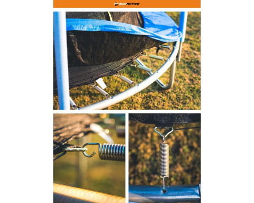 Батут SunActive TR 12FT-2 з внутрішньою сіткою 12 футів 374 см блакитний Батут SunActive TR 12FT-2 з внутрішньою сіткою 12 футів 374 см блакитний