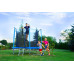 Батут SunActive TR 12FT-2 з внутрішньою сіткою 12 футів 374 см блакитний