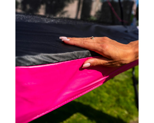 Батут THUNDER INSIDE ULTRA з внутрішньою сіткою 10 футів 305 см чорно-рожевий