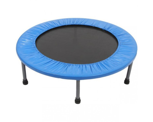 Батут Spartan без сітки 140 см чорно-синій
