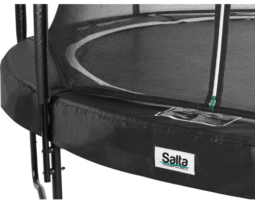 Батут Salta Premium Black Edition з внутрішньою сіткою 8 футів 251 см чорний Батут Salta Premium Black Edition з внутрішньою сіткою 8 футів 251 см чорний